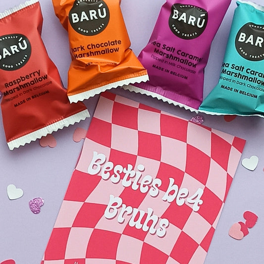 Cadeauset Barù Marshmallows met Kaart Galentines Day