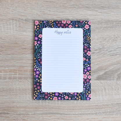 Cadeauset JUF Stationery in Midnight Garden print